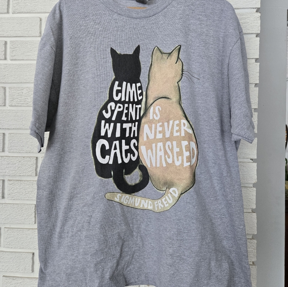 Sigmund freud Cat tshirt XL - Picture 4 of 4